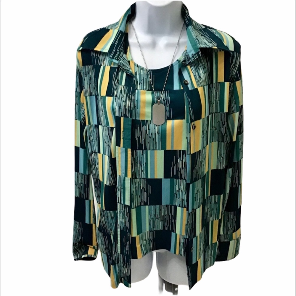 Vintage The Traveler by Connie Blouse Combo